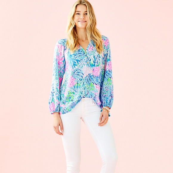 🍃🌸 Lilly Pulitzer Elsa Top 
Sz XL 🌸 - Picture 8 of 8